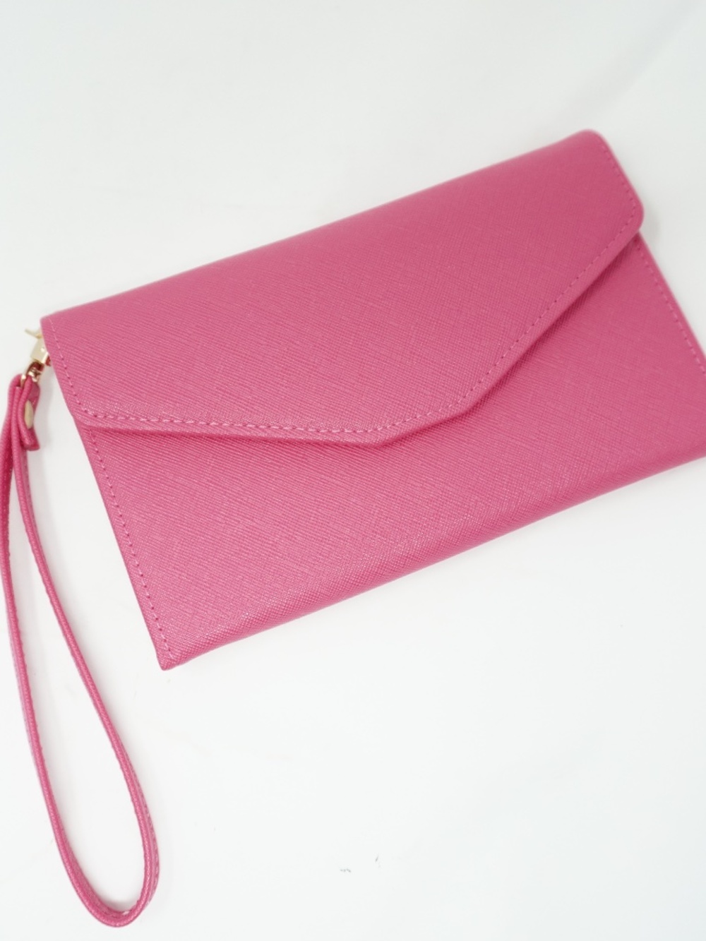 Pink Leather Travel Waristlet/Wallet Passport Holder - Picture 1 of 4